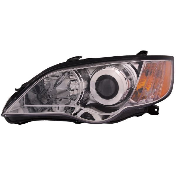 Halogen Headlight Left Driver CAPA Certified Fits 2008 2009 Subaru Legacy