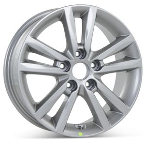 New 16" x 6.5" Alloy Replacement Wheel for Hyundai Sonata 2015 2016 2017  Silver Rim 70866 