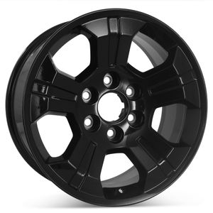 New 18" x 8.5" Replacement Wheel for Chevrolet Silverado Tahoe Suburban & GMC Sierra 2014-2020 Gloss Black Rim 5647 