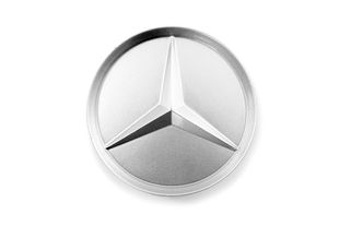 OE Genuine Mercedes-Benz Silver Center Cap A 201-401-0225 for S-Class CAP6194
