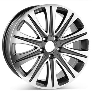 New 18" x 7.5" Replacement Wheel for Mercedes CLA250 2017 2018 2019 Machined with Charcoal Rim 85572