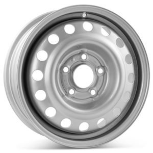 New 15" x 5.5" Replacement Wheel for Nissan NV200 Chevrolet City Express 2013-2021 Silver Rim 62604