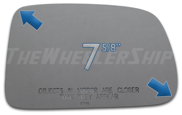 New Mirror Glass Replacements For Honda CR-V CRV 1997-2006 Passenger Right Side