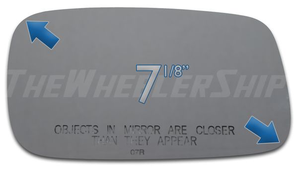 New Mirror Glass Replacements For Saab 9-5 900 9-3 1994-2002 Right Passenger Sde