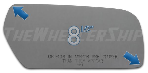New Mirror Glass Replacements For Cadillac CTS CTS-V 2003-2007 Passenger Side