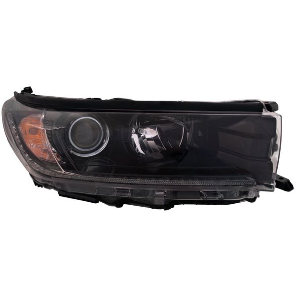 Headlight Fits 19 Toyota Highlander CAPA Certified Halogen Passenger Headlamp