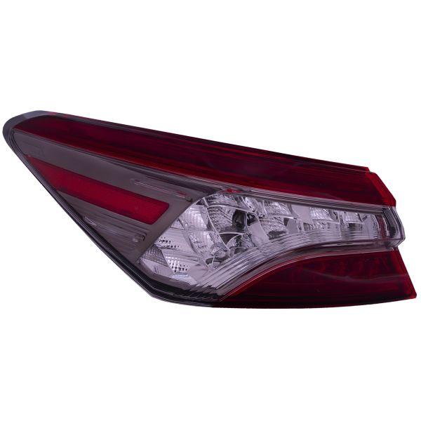 Outer Tail Light Left Driver CAPA Certified Fits 2018-2020 Toyota Camry XSE USA Built