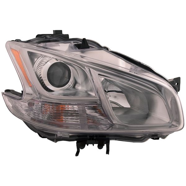 Headlight HID CAPA Certified Right Hand Passenger Side Fits 2009-2014 Nissan Maxima Headlamp Includes Bulb and Ballast