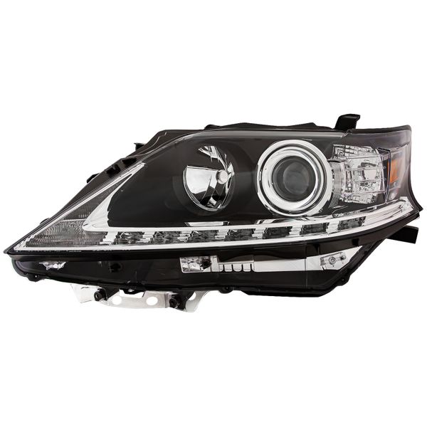 Headlight For Lexus RX350 13-15 Lexus RX450h 13-15 Japan Built Models With LED Accents Only CAPA Certified Halogen Driver Side