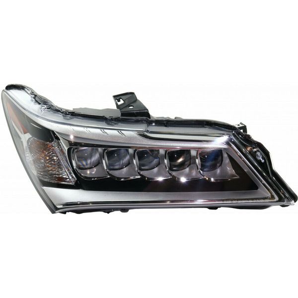 Headlight Compatible With 14-16 Acura MDX CAPA Certified LED Passenger Side Headlamp