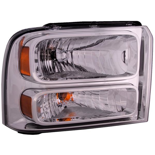 Halogen Headlight CM CAPA Certified Right Passenger Side Fits 12/7/04-07 Excursion All Models/ F-250 F-350 Super Duty All Models