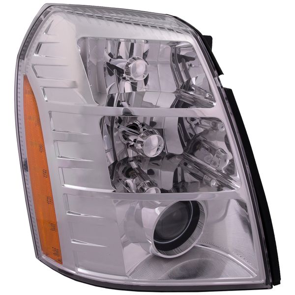 Headlight HID w/Bulb and Ballast (09 2nd Design) CAPA Right Passenger Fits 2009-2014 Cadillac Escalade EXT/ESV/Hybrid