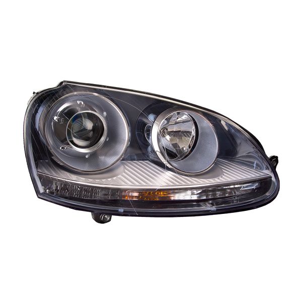 Headlight HID Passenger Side Right Headlamp Fits 06-10 Volkswagen Golf/06-09 GTI/05-10 Jetta/06-10 Rabbit