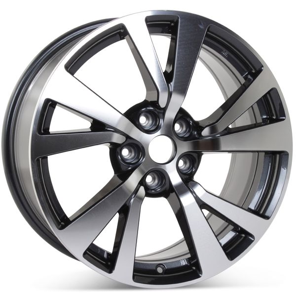 New 18" Alloy Replacement Wheel for Nissan Maxima 2016-2018 Machined w/ Charcoal Rim 62721 