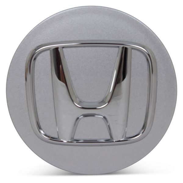 OE Genuine Honda Silver Center Cap with Chrome Logo CAP3667