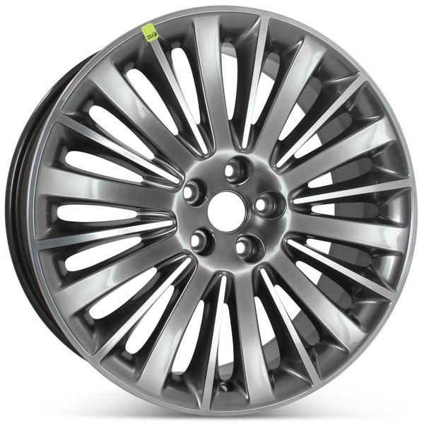 Brand New 19" x 8" 2013 2014 2015 2016 Lincoln MKZ Factory OEM Wheel Polished W/ Charcoal Rim 3955