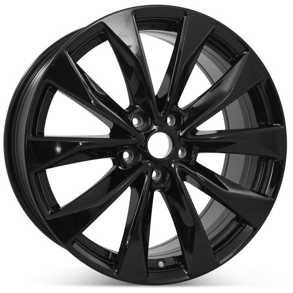 New 19" x 8.5” Replacement Wheel for Nissan Maxima 2016-2021 Gloss Black Rim 62723