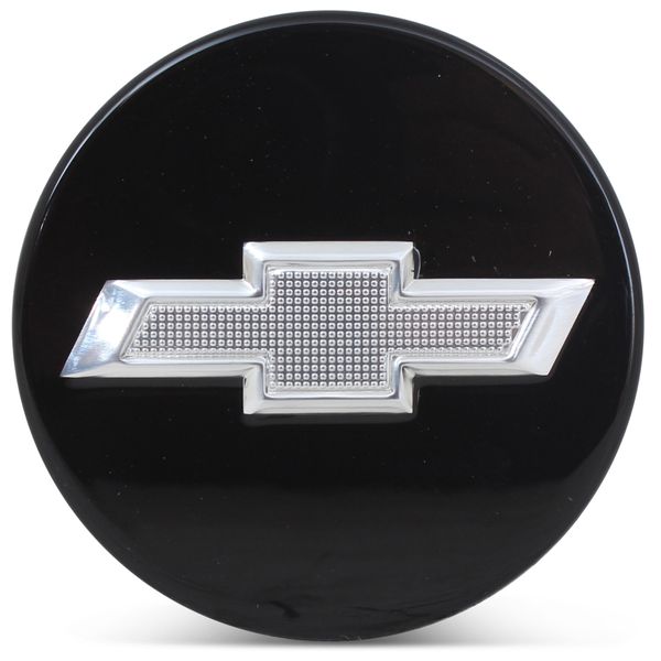 OE Genuine Chevrolet Camaro Impala Malibu Volt Equinox 2010-2019 Center Cap Black W/ Chrome Logo 9594156/22791586 