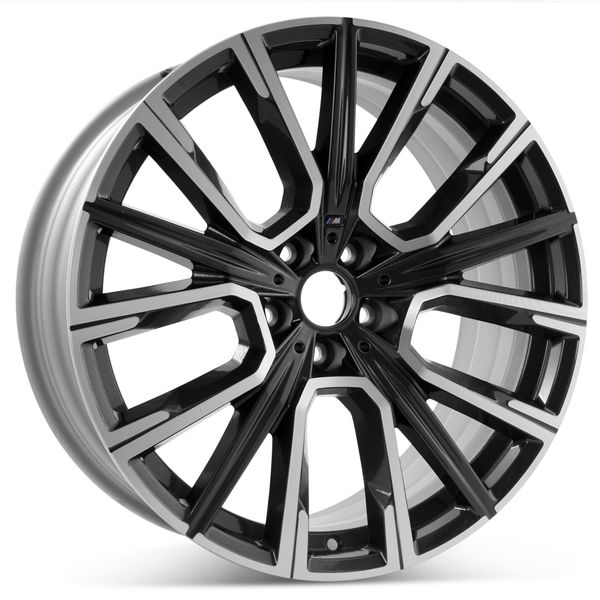 20" x 8.5" BMW 7 Series 2020 2021 Factory OEM Front Wheel Charcoal Rim 96934