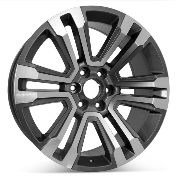 Open Box  22" x 9" Replacement Wheel for GMC Yukon and Denali 2017-2020 Rim Machined with Charcoal 5822