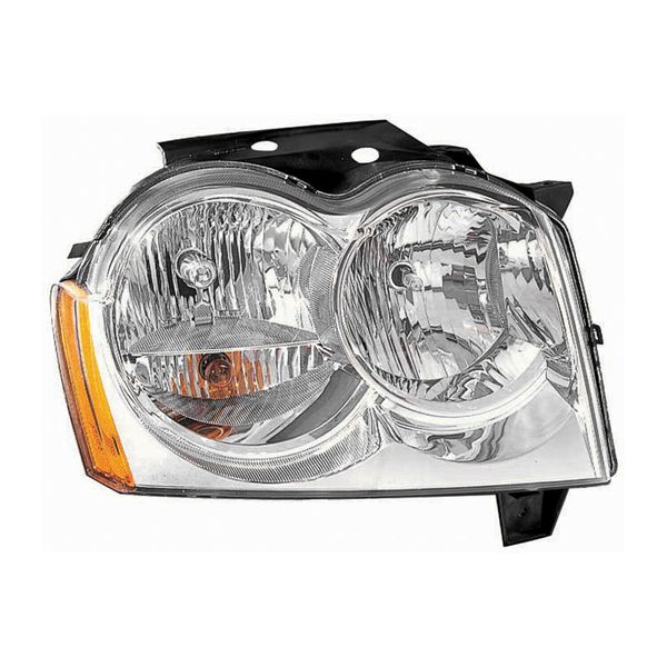 New Replacement Headlight for Jeep Grand Cherokee Passenger Side 2005–2007 CH2503160