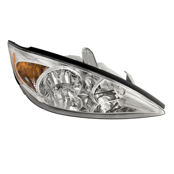 New Replacement Headlight for Toyota Camry Passenger Side 2002–2004 HLA03137R