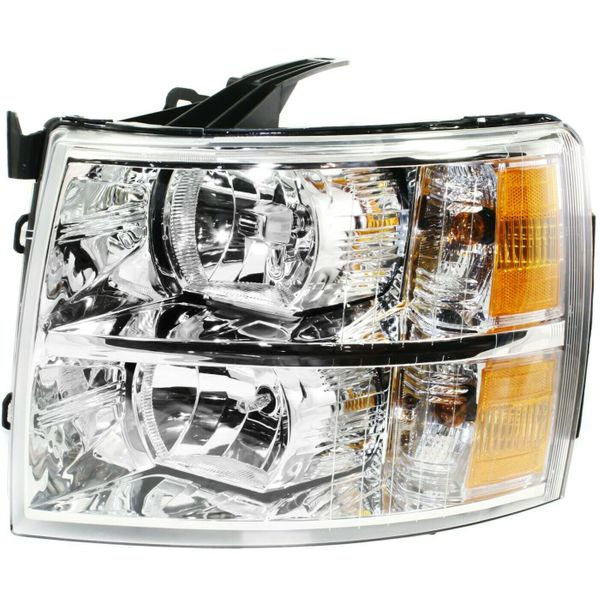 New Replacement Headlight for Chevrolet Silverado Driver Side 2007–2014 GM2502280