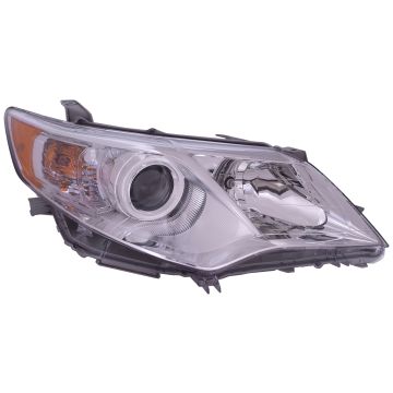 Headlight Halogen Right Passenger CAPA Certified Fits 2012-2014 Toyota Camry L LE XLE Models