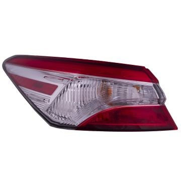 Tail Light Outer Left Driver CAPA Certified Fits 2020 Toyota Camry LE and Hybrid Model USA Built