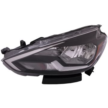 Headlight Halogen CAPA Certified Left Driver Fits 2016-2019 Nissan Sentra FE and SV