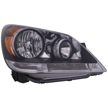 Halogen Headlight Yellow Inner Lens CAPA Certified Right Hand Passenger Side Fits 2008-2010 Honda Odyssey