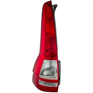 Tail Light Compatible With 07-11 Honda CRV CAPA Certified Left Driver Tail Lamp Clear Housing and Bulbs