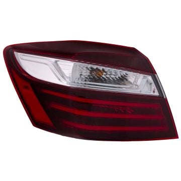 Tail light Left Driver CAPA Certified Fits 2016-2017 Honda Accord Sedan