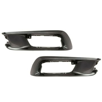 2012 Honda Civic Sedan Driver and Passenger Front Bumper Fog Light Insert Trim