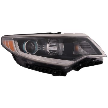 Headlight For 16-19 Kia Optima Hybrid CAPA Certified Right Halogen Headlamp