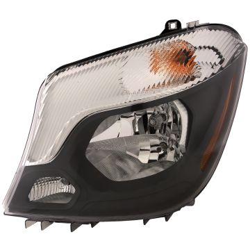 Headlight Halogen CAPA Certified Left Driver Fits 2014-2017 Mercedes-Benz Sprinter 2500,3500