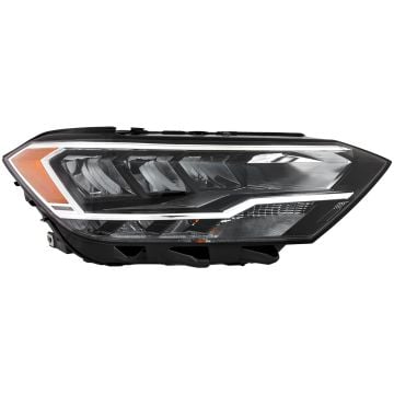 Headlight For Jetta 19-21 Right Side CAPA Certified Passenger Side LED Headlamp