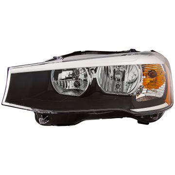 Headlight Halogen Left Driver CAPA Certified Fits 2015-2018 BMW X-3/X4 F25