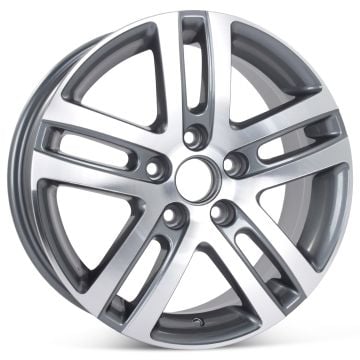 New 16" Alloy Wheel for Volkswagen Jetta VW 2005-2018 Machined with Charcoal Rim 69812