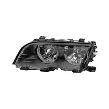 Halogen Headlight Left Driver Fits 1999-2000 BMW 323i/328i/2001 BMW 325i/325xi/330i/330xi/E46 4-Door Sedan/Wagon