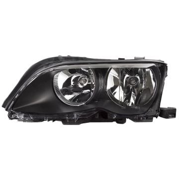 Halogen Headlight w/Black Bezel Driver Left Side Fits 2002-2005 BMW 320i/325xi/330i/330xi