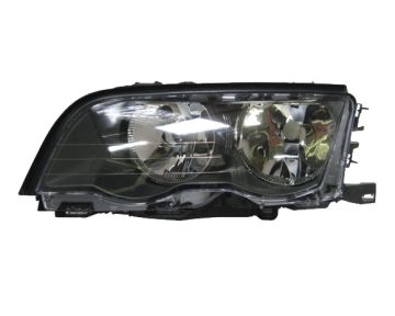 2002-2005 BMW 320i/325xi/330i/330xi Driver Side Halogen Headlight w/Black Bezel