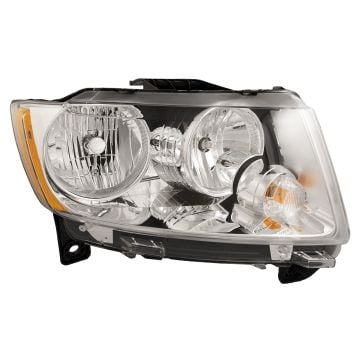 Headlight Halogen Right Passenger Side Assembly Fits 2011-2013 Jeep Grand Cherokee