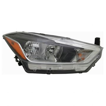 Headlight For 18-20 Nissan Kicks S and SV Models Passenger Halogen Headlamp