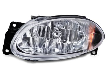 Headlight Fits 98-03 Ford Escort Zx2 Coupe Halogen Driver Side Chrome Housing
