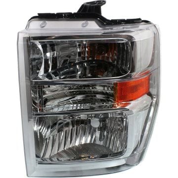 Headlight For 08-14 Ford Econoline 15-21 F650 or F750 Super Duty Driver and 15-21 Van E450 and E350 Driver Headlamp