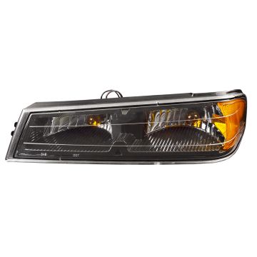 Signal Light Black Housing Driver Left Assembly Fits 2004-2012 Chevrolet Colorado/GMC Canyon