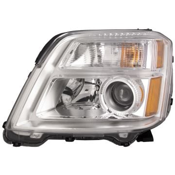 Headlight For GMC Terrain 10-14 CAPA Certified Halogen Headlamp Left Hand Driver Side