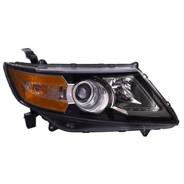 Headlight Halogen Black Bezel Right Passenger Fits 2014-2017 Honda Odyssey