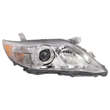 Headlight For Toyota Camry 10-11 CAPA Certified Halogen Headlamp Right Hand Passenger Side